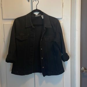 Bill Blass Black jean jacket